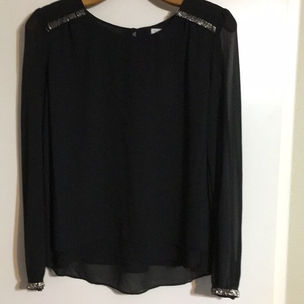 Nordstrom Socialite black blouse